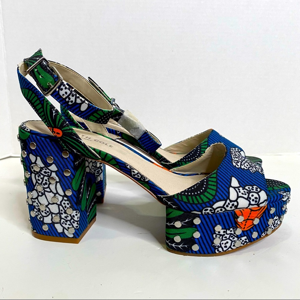 Colorful, Printed Block Heels by Kenneth Cole